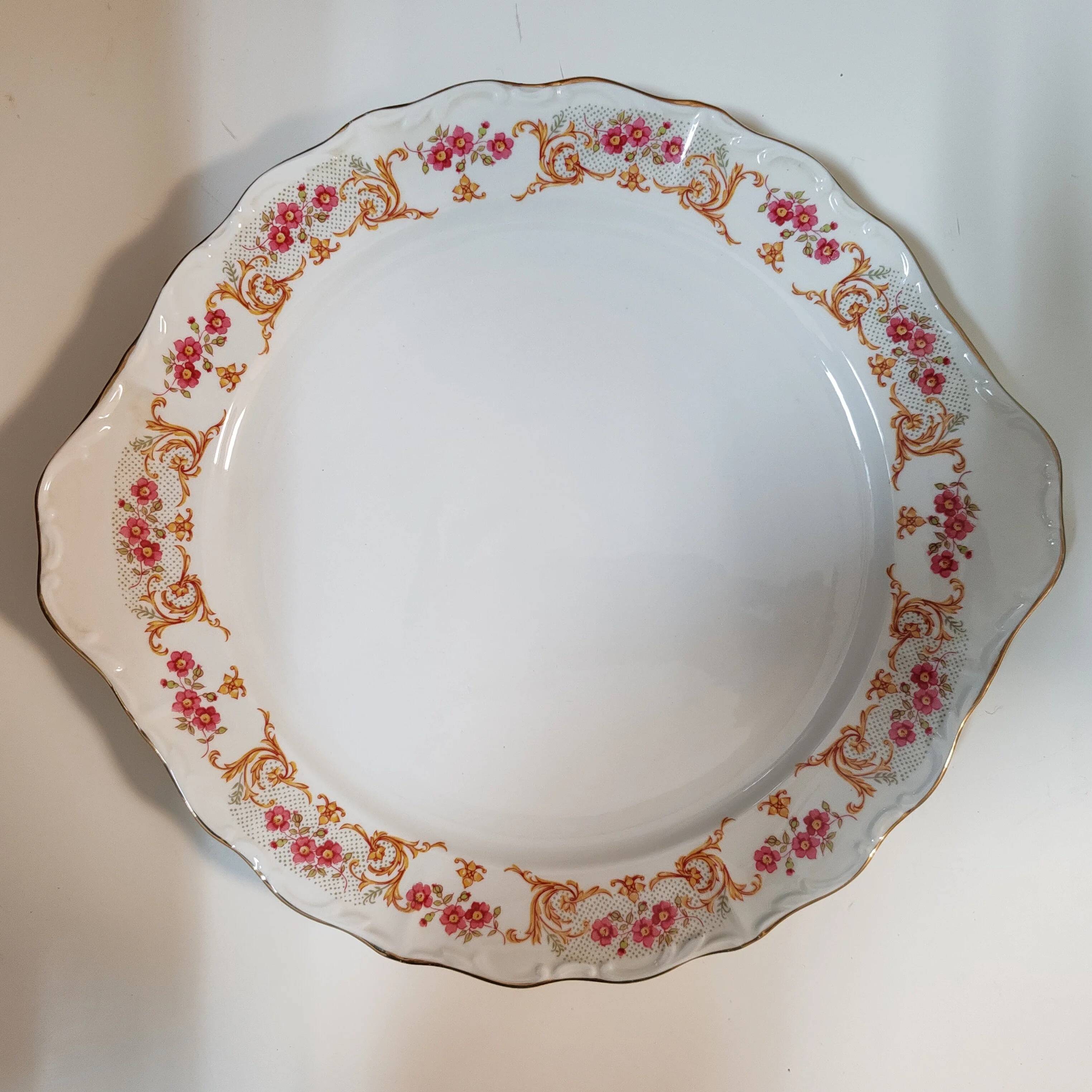 Porcelain pie dish Digoin