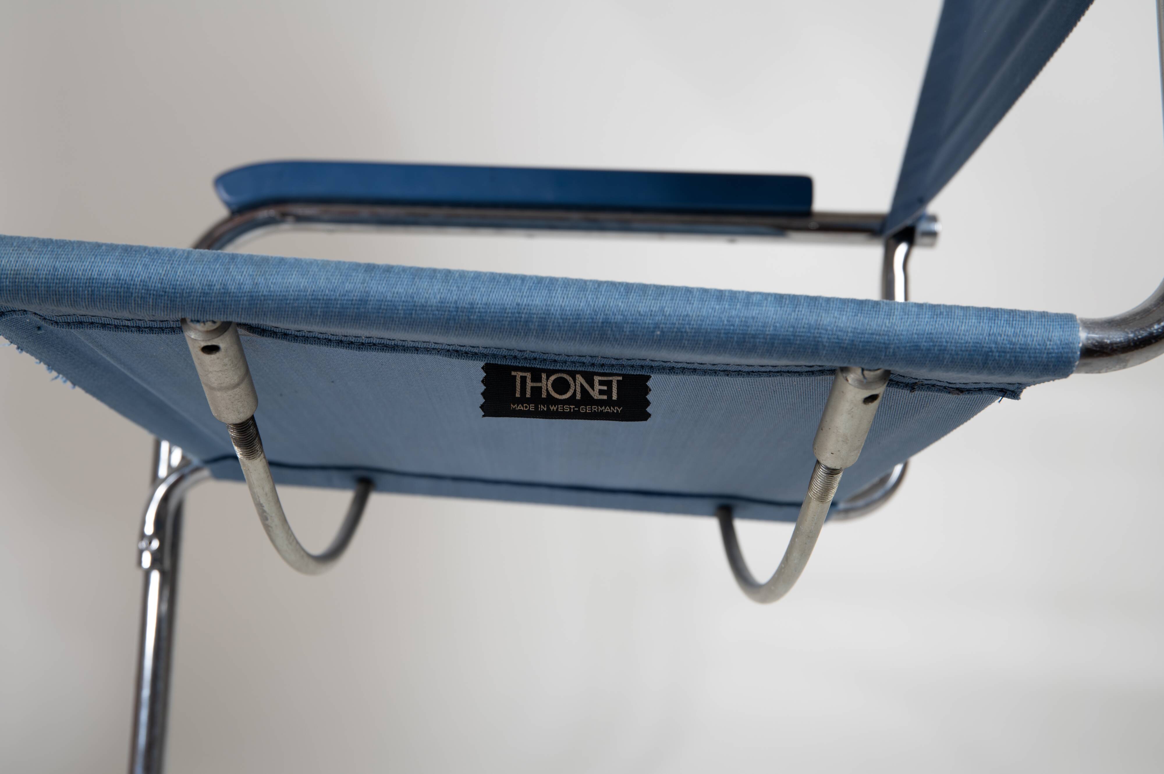 Unique 80’s Thonet S34 tribute chair