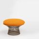 Set of Model 1705 Easy Chair and Ottoman Set by Warren Platner for Knoll, 1