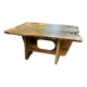 Coffee table in solid walnut