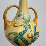 Art Nouveau ceramic vase by Gustave de Bruyn