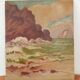 Sea landscape painting 1950