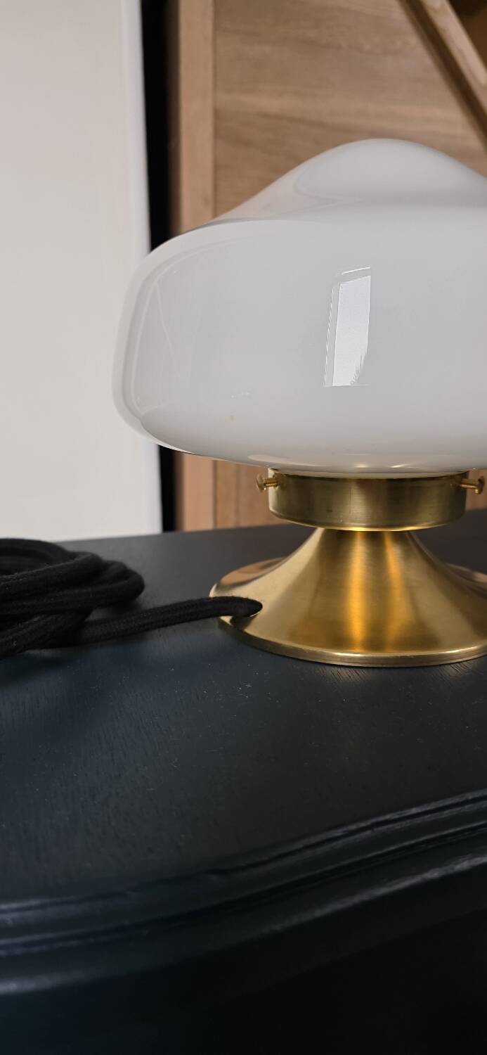 Vintage opaline lamp