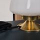 Vintage opaline lamp