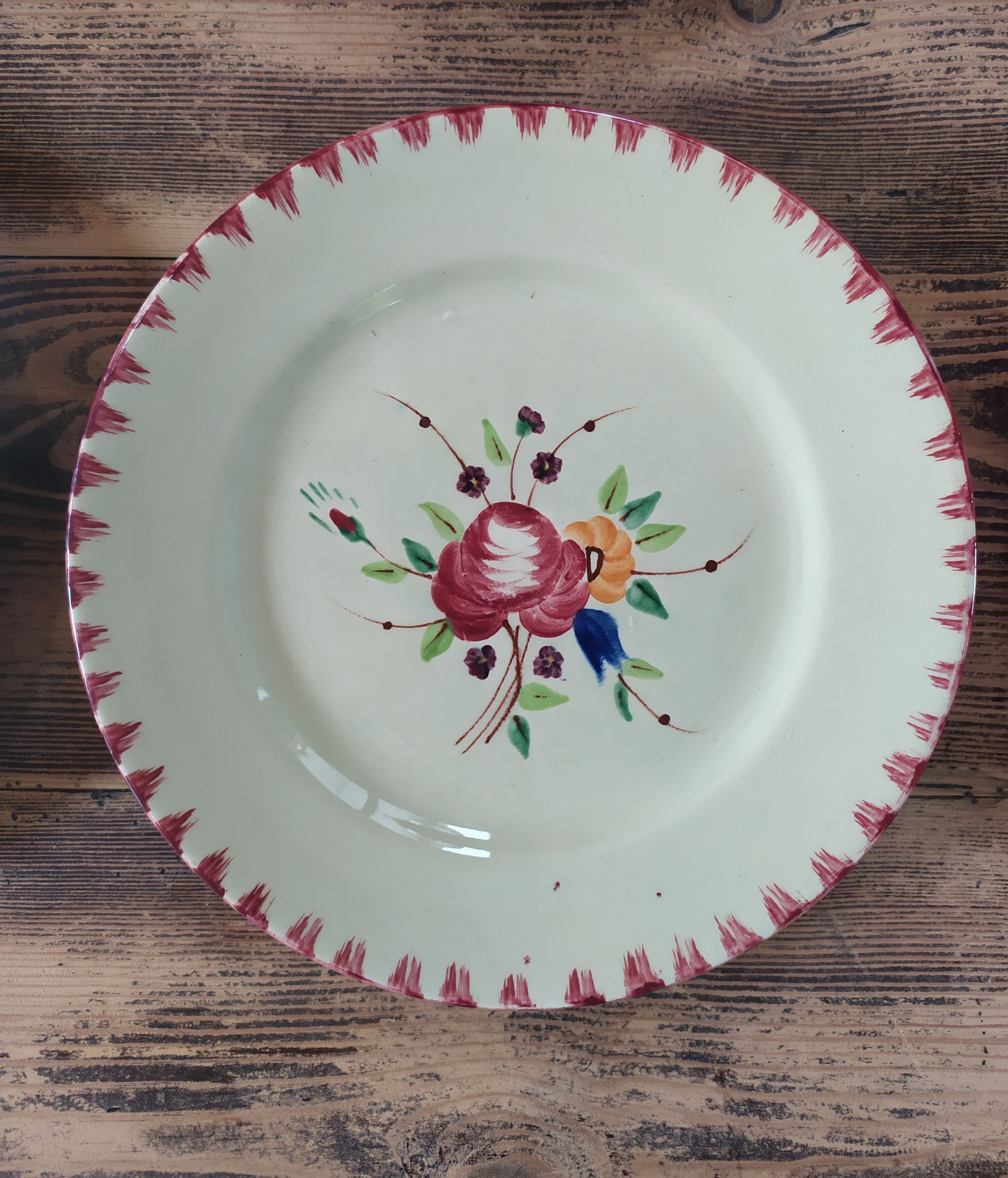 6 dessert plates Longchamp model Lannion