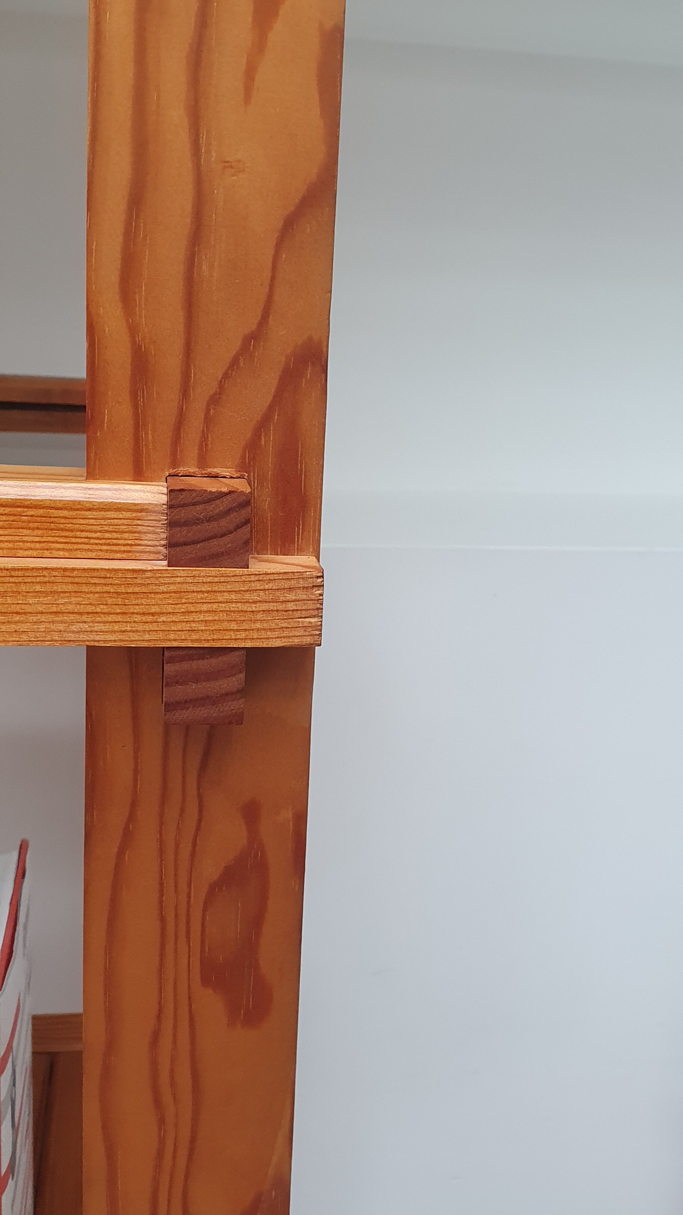 Modular shelf in solid pine 80s
