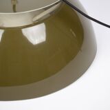 Danish vintage pendant lamp Jutlandia by Jorgen Hoj, Holmegaard, 1970s