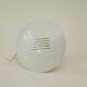 Grande lampe / applique en métal blanc crème vintage circa 1980 Allemagne
