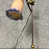 Cochelin France: 1890s gilt bronze desk lamp