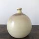 Artisanal ceramic ball vase lamp base, Laroquebrou pottery