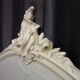 Old headboard 140 cm Louis XV style redesigned gustavian style
