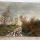 Rural landscape, oil on canvas signed F Baron