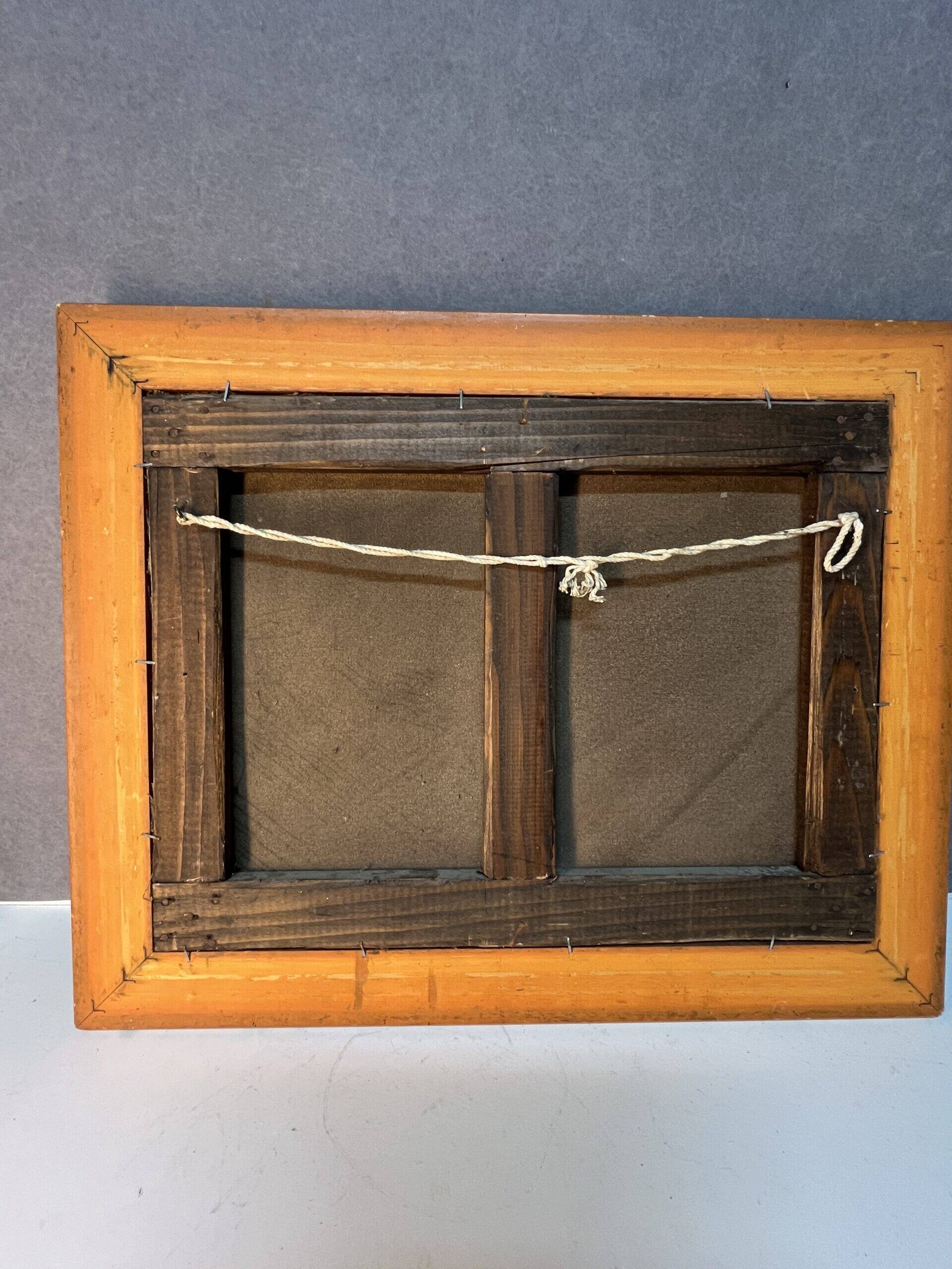 Alexandre Thomas Francia, oil on canvas with marine theme and sailboats