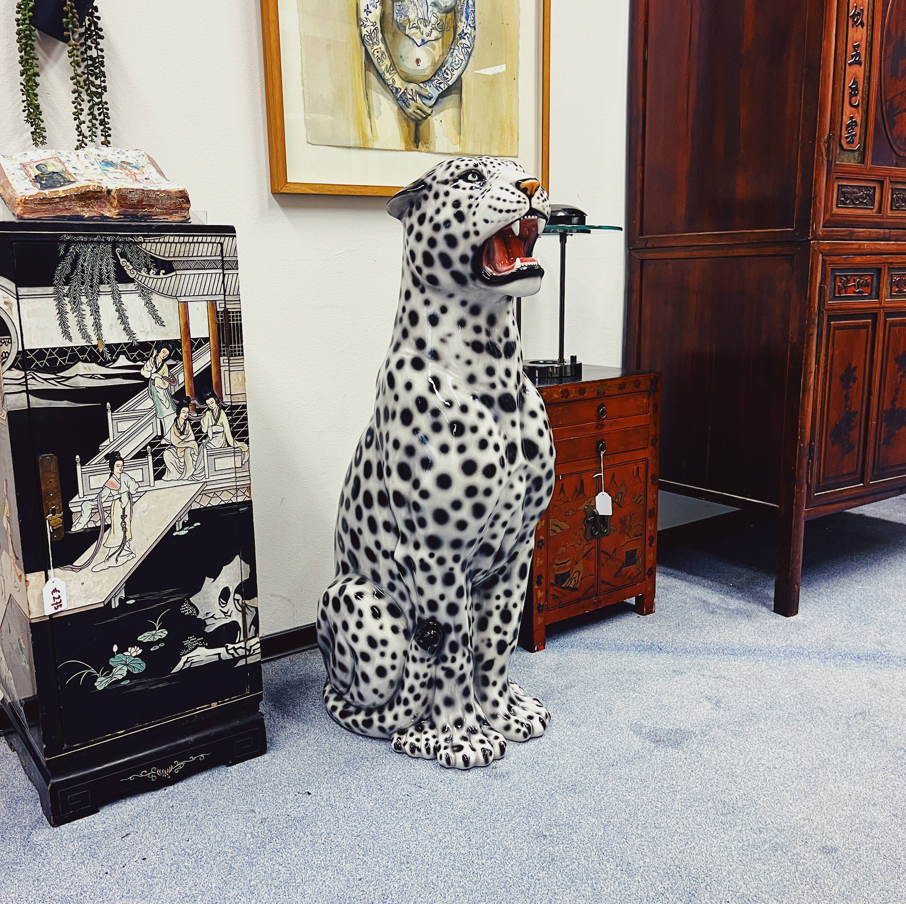 Snow Leopard Ceramic