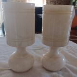 All-alabaster lamps