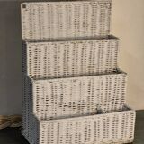 Rattan mail holder