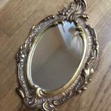 Face à main miroir vintage 12x31cm