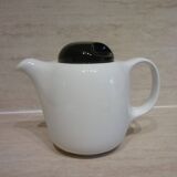 Black and white ceramic coffee maker