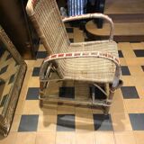 1920s rattan armchair