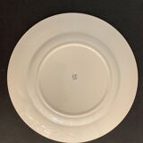 6 dessert plates and old earthenware dish, KG Lunéville