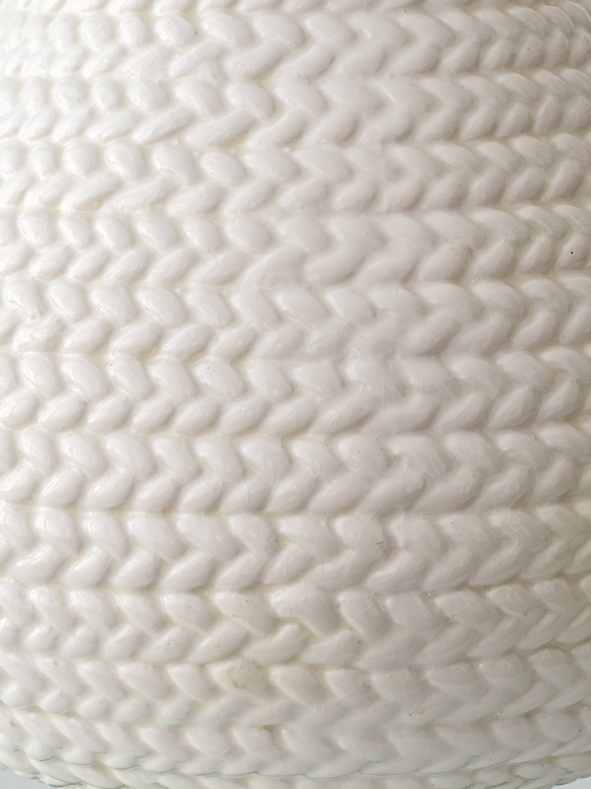 Coastal Table Lamp in Faux Wicker, Manises, Spain, 1960s, New Jute Shade