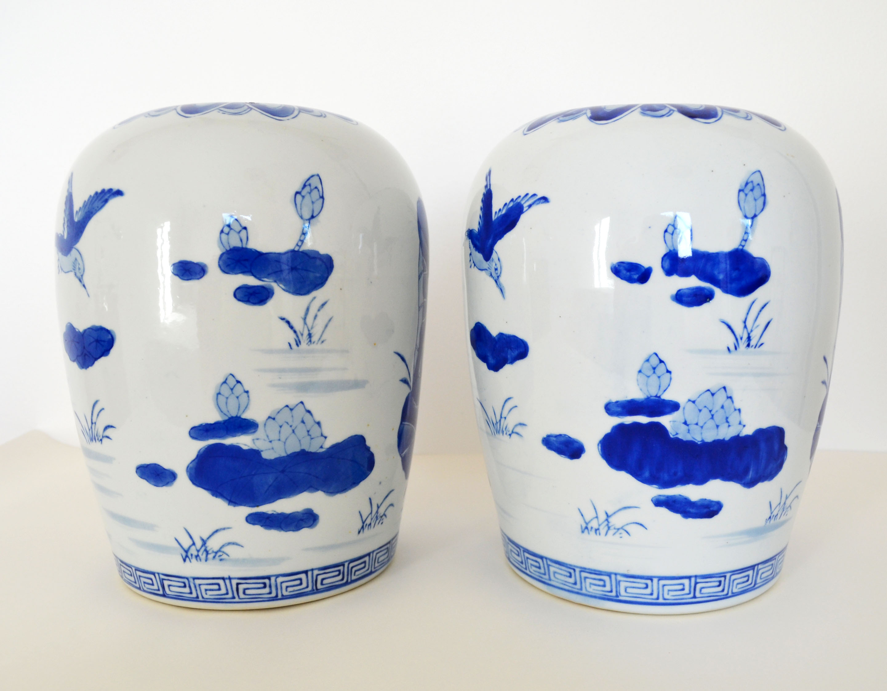 Pair of ginger jars
