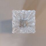 Molded glass vase cross 1940