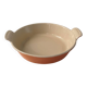Round enamelled cast iron gratin dish Le Creuset
