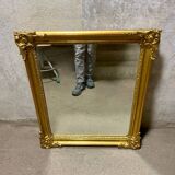 Old golden mirror