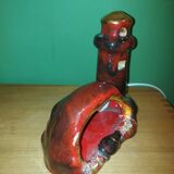 Vintage ceramic lamp in the shape of a lighthouse, Vallauris