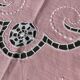 New rectangular tablecloth AG hand-embroidered 196X174cm