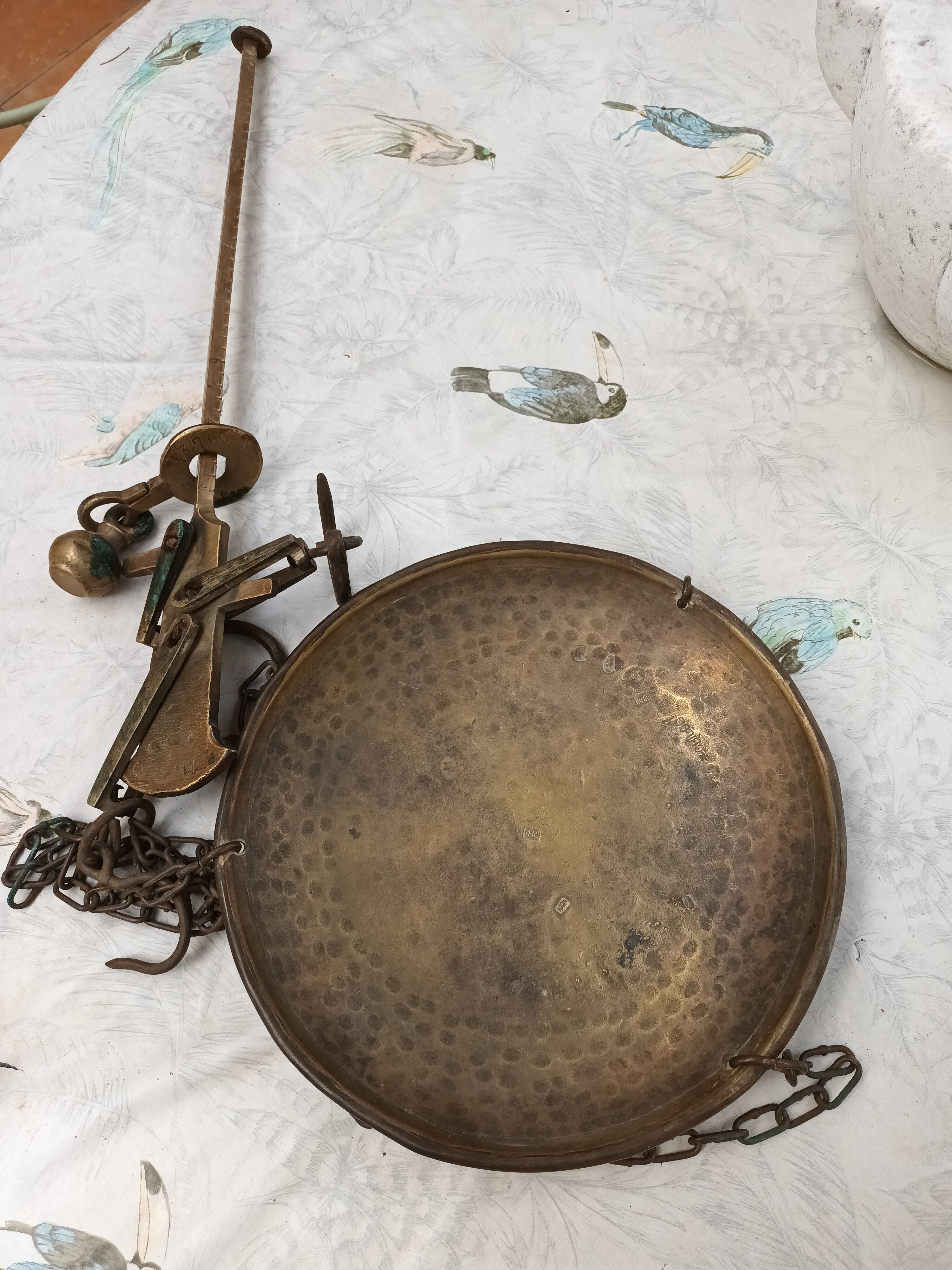 Antique copper scale