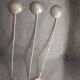 3 silver coffee spoons in Ottoman style*
