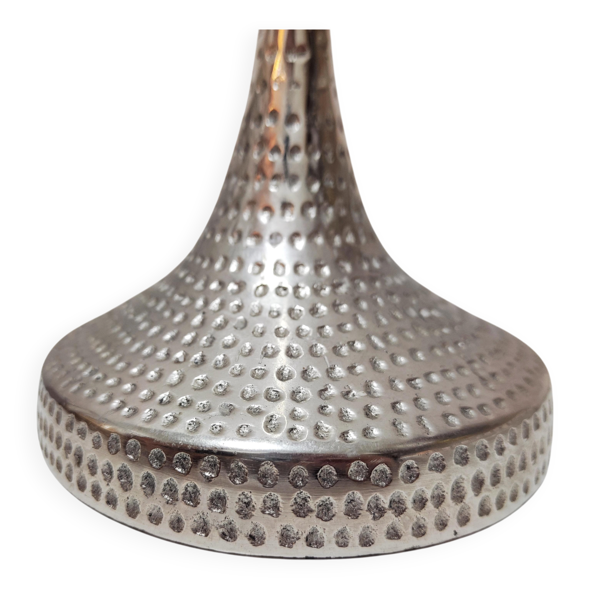 Brutalist Aluminium Candle Holder designed by Günther Lambert 1970s