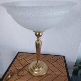 Lampe art-déco en laiton