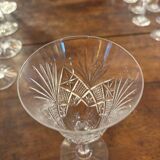 Set of 59 st louis style crystal glasses
