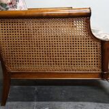 Pair of 1920s caned Chippendale armchairs