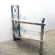 Console en acier fabriquée en Italie, années 1970