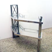 Steel console made in Italy, 1970s