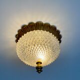 Vintage diamond tip ceiling lamp