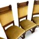 four Victorian dining chairs