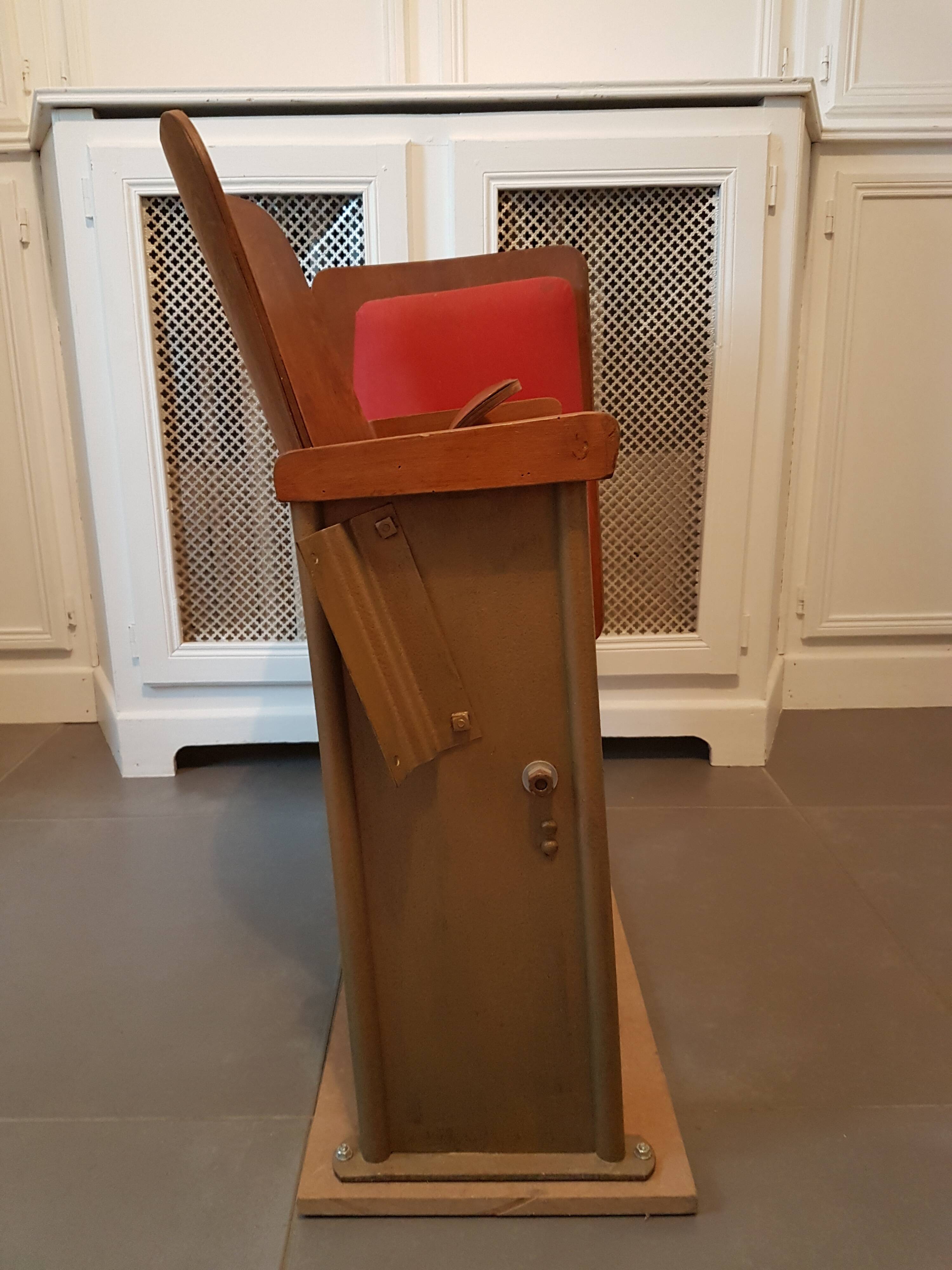 Vintage cinema seat