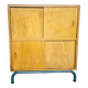 Mid-Century Vintage Storage Cabinet on Metal Legs