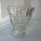 Ancient art-deco molded glass vase