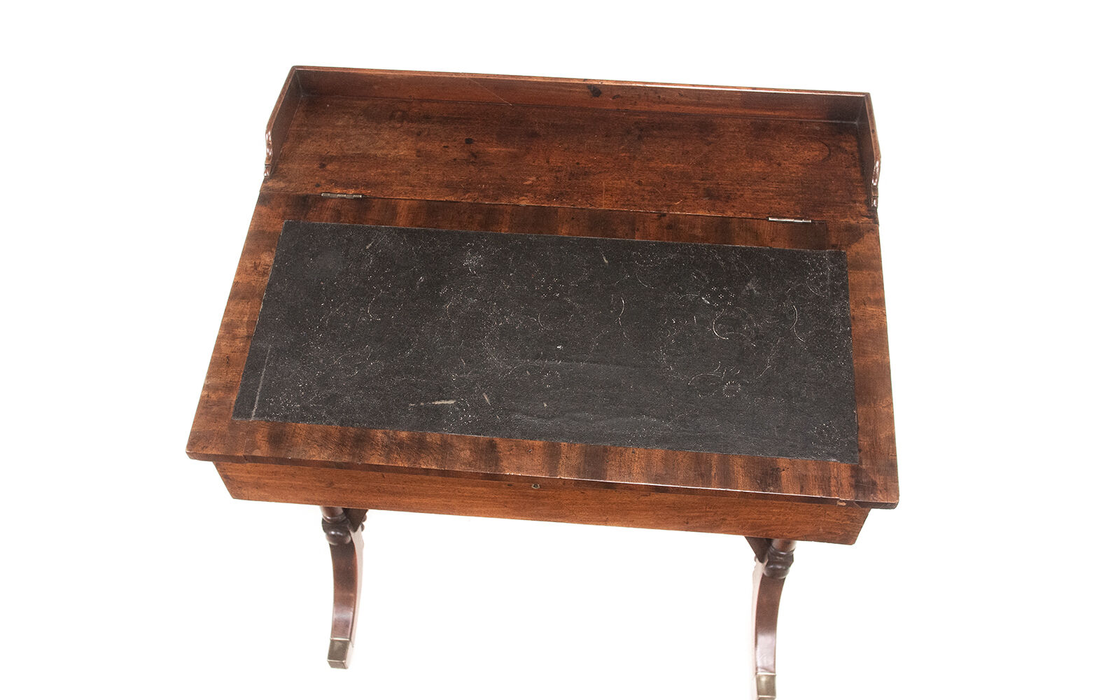 Antique 19th Century Irish Writing Clerks Desk