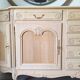 Louis XV style buffet in solid cherry wood, renovated.