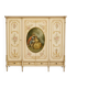 Romantic Louis XV style four-door wardrobe