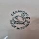 Plat à gâteau de 1960, St Amand Céranord