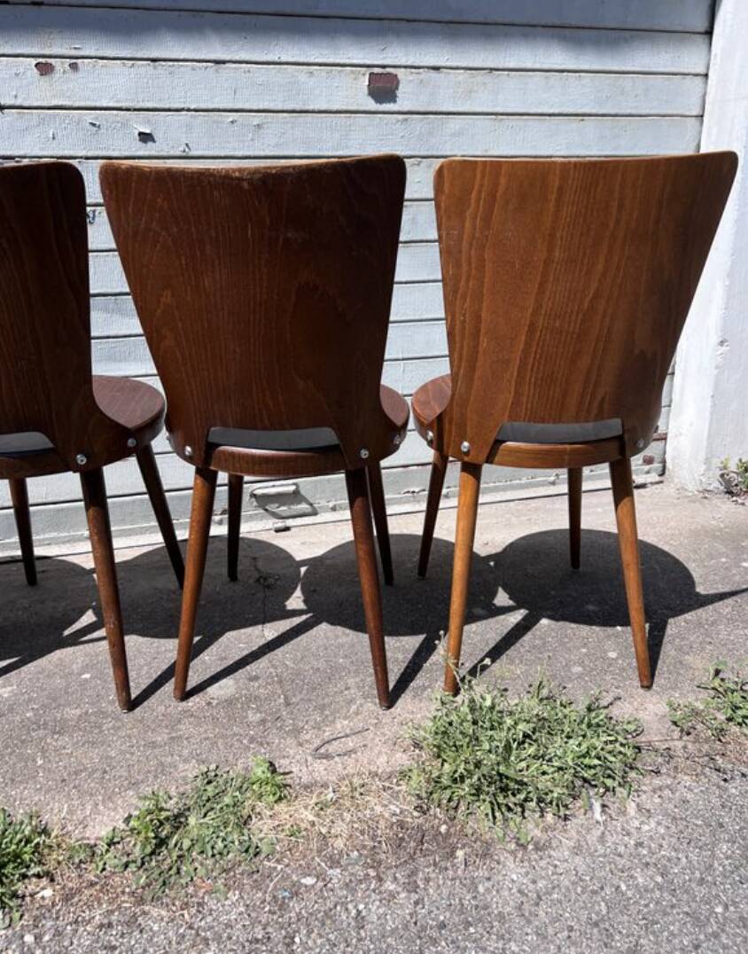 (Suite) 4 Bistro chairs Baumann (model Dove)