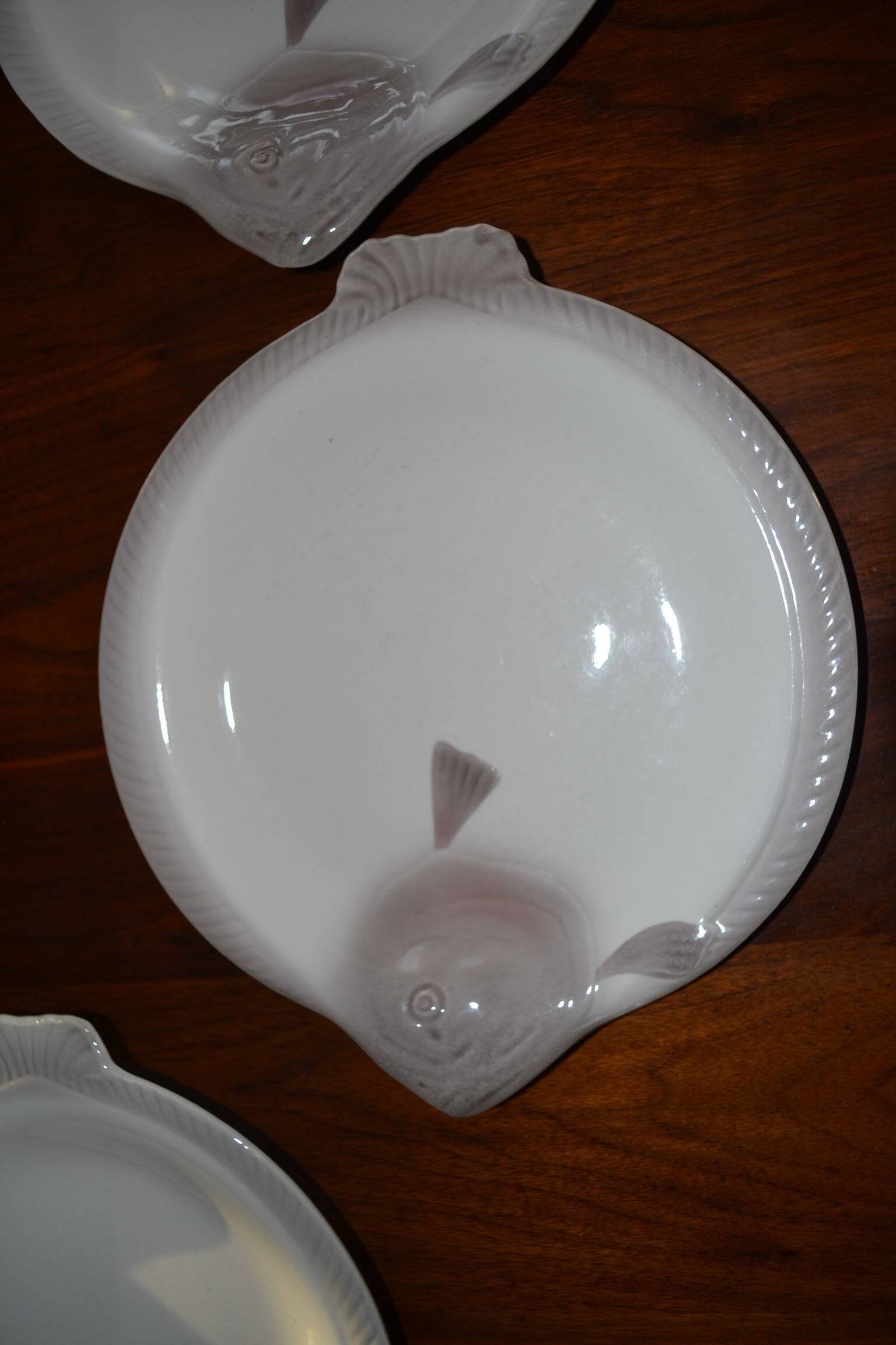 Lot fish plates from Longwy